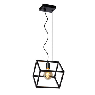 FABIAN - Hanging lamp - 1xE27 - Black - 00425/01/30