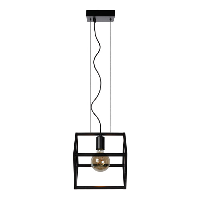 FABIAN - Hanging lamp - 1xE27 - Black - 00425/01/30