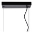 FABIAN - Hanging lamp - 4xE27 - Black - 00425/04/30