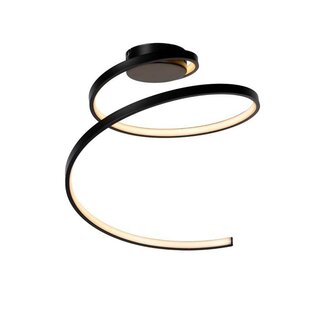 Lucide MAXENCE - Ceiling light - Ø 46 cm - LED Dim. - 1x24W 3000K - 3 StepDim - Black - 46199/25/30