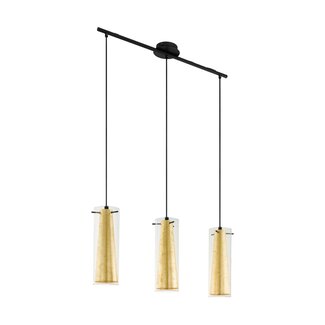 EGLO PINTO GOLD Pendant lamp E27 black/gold 97652 EGLO PINTO GOLD Pendant lamp E27 black/gold 97652