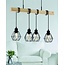 TOWNSHEND 5 Hanging lamp E27 black/wood 43132