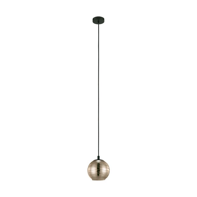 LEMORIETA Hanging lamp E27 black/gold 39684