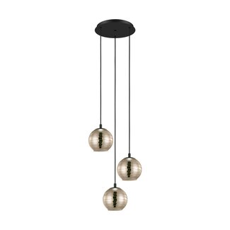 EGLO LEMORIETA Pendant lamp E27 black/gold 39685 EGLO LEMORIETA Pendant lamp E27 black/gold 39685