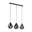 EGLO Pendant lamp CARLTON E27 Black/copper 49991