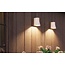 Beacon wandlamp Teak - Porselein