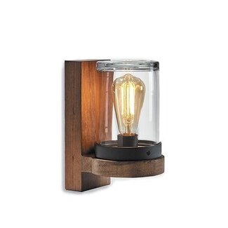 Royal Botania Cloche wall lamp Teak - Glass