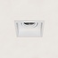 Recessed spotlight REX GU10 square