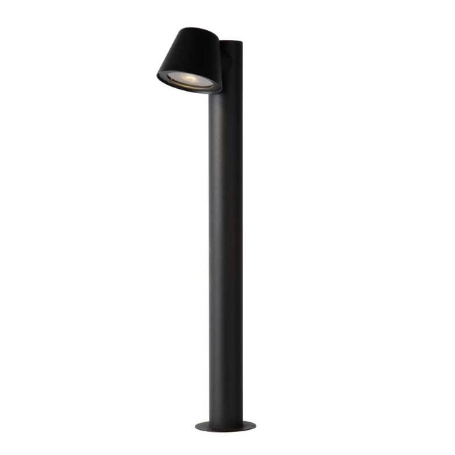 DINGO-LED - Pedestal lamp Outdoor - Ø 11.5 cm - LED Dim. - GU10 - 1x4.5W 3000K - IP44 - Anthracite - 14881/70/30