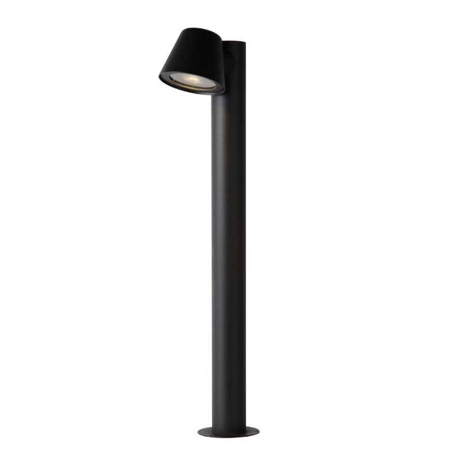 DINGO-LED - Sokkellamp Buiten - Ø 11,5 cm - LED Dimb. - GU10 - 1x4,5W 3000K - IP44 - Antraciet - 14881/70/30