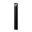 COMBO - Lampadaire Outdoor - Ø 9 cm - LED - 1x7W 3000K - IP54 - Noir - 27874/65/30
