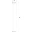 COMBO - Pedestal lamp Outdoor - Ø 9 cm - LED - 1x7W 3000K - IP54 - Black - 27874/65/30