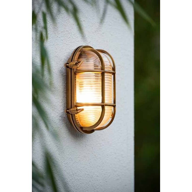 DUDLEY - Wall lamp Outdoor - 1xE27 - IP65 - Matt Gold / Brass - 11891/20/02