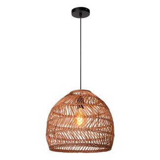 Lucide MOLOKO - Hanging lamp - Ø 40 cm - 1xE27 - Ocher yellow