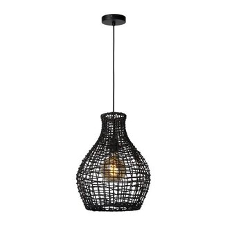 Lucide ALBAN - Hanglamp - Ø 35 cm - 1xE27 - Zwart - 03438/35/30