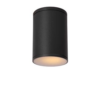 Lucide TUBIX - Spot de plafond Extérieur - Ø 10,8 cm - 1xE27 - IP54 - Anthracite - 27870/01/30