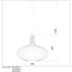 MANUELA - Hanging lamp - Ø 50 cm - 1xE27 - Black - 78374/50/30