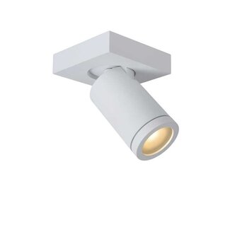 Lucide TAYLOR - Plafondspot Badkamer - LED Dim to warm - GU10 - 1x5W 2200K/3000K - IP44 - Wit - 09930/05/31