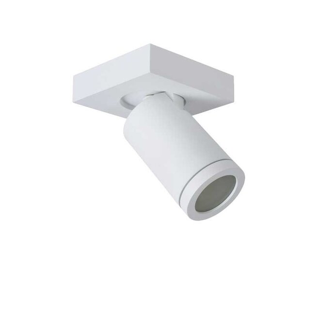 TAYLOR - Spot plafond Salle de bain - LED Dim to warm - GU10 - 1x5W 2200K/3000K - IP44 - Blanc - 09930/05/31