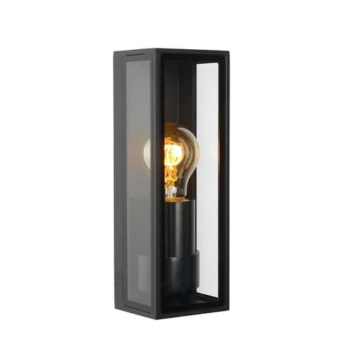 Lucide DUKAN - Wandlamp Buiten - 1xE27 - IP65 - Zwart - 15802/01/30 Lucide DUKAN - Wandlamp Buiten - 1xE27 - IP65 - Zwart - 15802/01/30