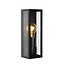 Lucide DUKAN - Wall lamp Outdoor - 1xE27 - IP65 - Black - 15802/01/30