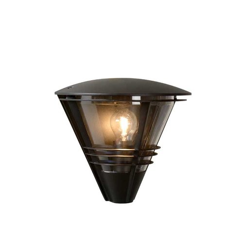 Lucide LIVIA - Wandlamp Buiten - 1xE27 - IP44 - Zwart - 11812/01/30 Lucide LIVIA - Wandlamp Buiten - 1xE27 - IP44 - Zwart - 11812/01/30