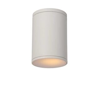 Lucide TUBIX - Ceiling spotlight Outdoor - Ø 10,8 cm - 1xE27 - IP54 - White - 27870/01/31