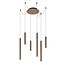 LORENZ - Hanging lamp - LED Dim. - 6x4W 3000K - Rust brown - 74403/06/97