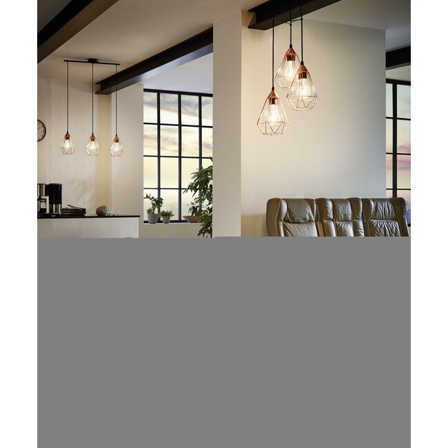 Hanglamp TARBES koper 94196