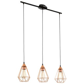 EGLO Hanging lamp TARBES copper 94195