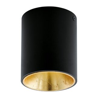 EGLO LED surface-mounted spot Polasso Black/Gold