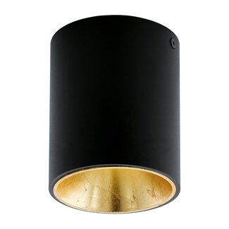 EGLO LED surface-mounted spotlight Polasso Black/Gold 94502 EGLO LED surface-mounted spotlight Polasso Black/Gold 94502
