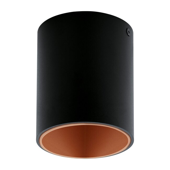 LED surface-mounted spot Polasso Black/Copper