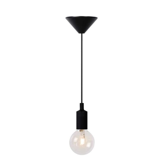 FIX - Hanglamp - Ø 10 cm - 1xE27 - Zwart - 08408/01/30