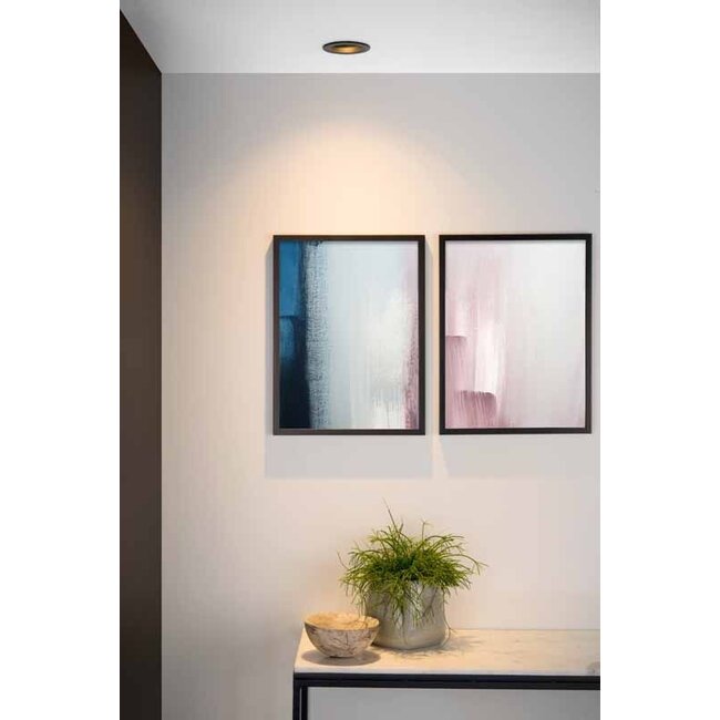 EMBED - Recessed spotlight - Ø 9.1 cm - 1xGU10 - Black - 22958/01/30