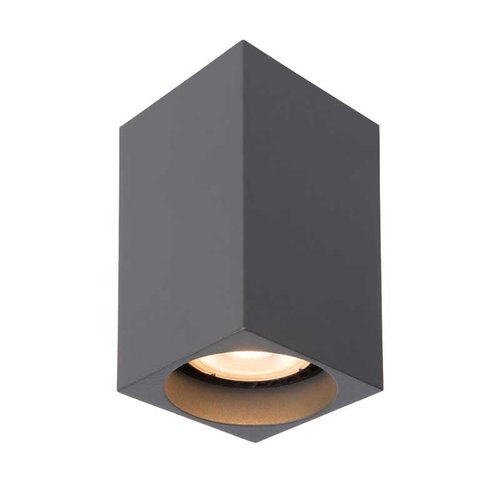 Lucide DELTO - Plafondspot - LED Dim to warm - GU10 - 1x5W 2200K/3000K - Grijs - 09916/06/36 Lucide DELTO - Plafondspot - LED Dim to warm - GU10 - 1x5W 2200K/3000K - Grijs - 09916/06/36