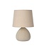 RAMZI - Lampe à poser - Ø 18 cm - 1xE14 - Beige - 47506/81/38