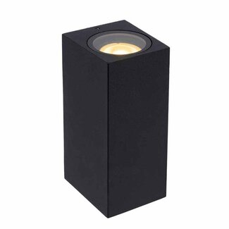 Lucide ZARO - Wall spotlight Outdoor - 2xGU10 - IP44 - Black - 69800/02/30