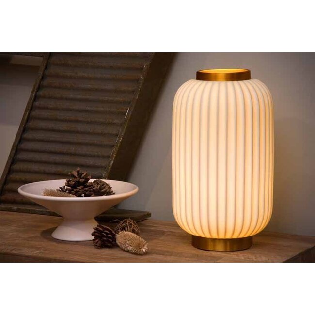 GOSSE - Table lamp - Ø 19.7 cm - 1xE14 - White - 13535/34/31