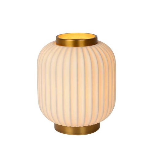 Lucide GOSSE - Tafellamp - Ø 19,5 cm - 1xE14 - Wit - 13535/24/31 Lucide GOSSE - Tafellamp - Ø 19,5 cm - 1xE14 - Wit - 13535/24/31