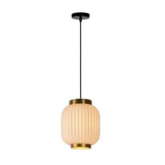 Lucide GOSSE - Hanglamp - Ø 19,5 cm - 1xE27 - Wit - 13435/01/31