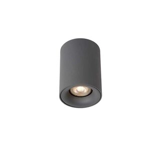 Lucide BENTOO-LED - Ceiling spotlight - Ø 8 cm - LED Dim. - GU10 - 1x5W 3000K - Gray - 09912/05/36