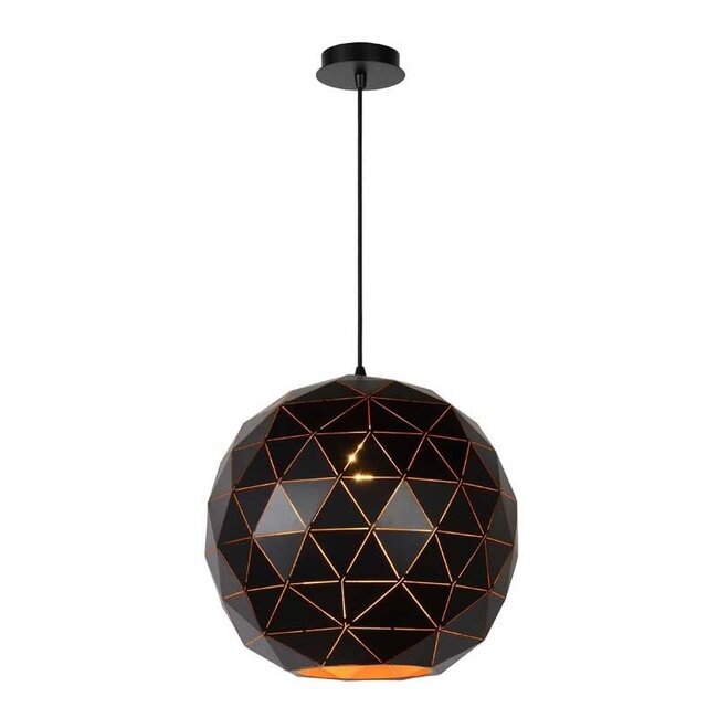 OTONA - Hanging lamp - Ø 40 cm - 1xE27 - Black - 21409/40/30