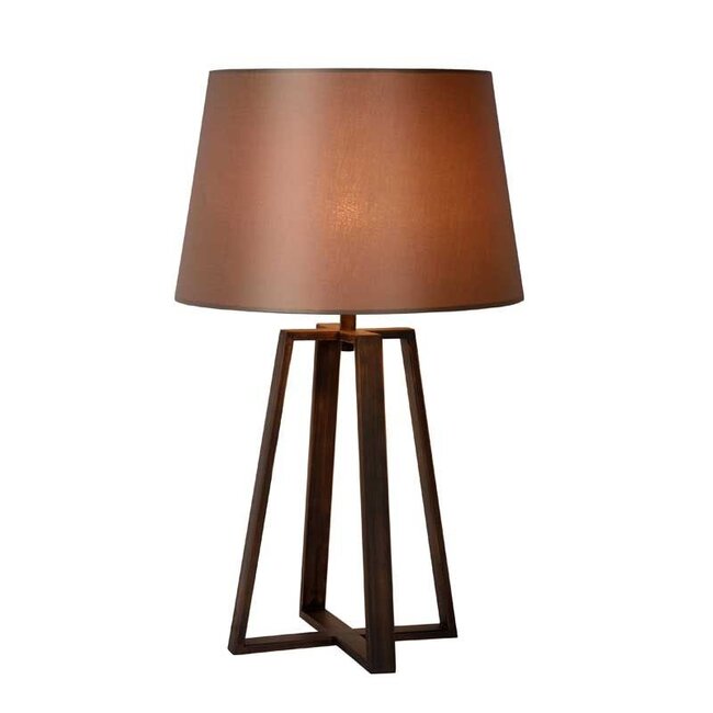 COFFEE - Lampe à poser - Ø 38,5 cm - 1xE27 - Marron - 31598/81/97