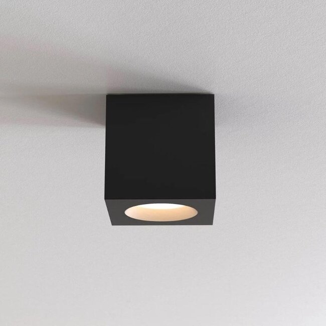 Kos carré II Noir texturé IP65 - 1326044