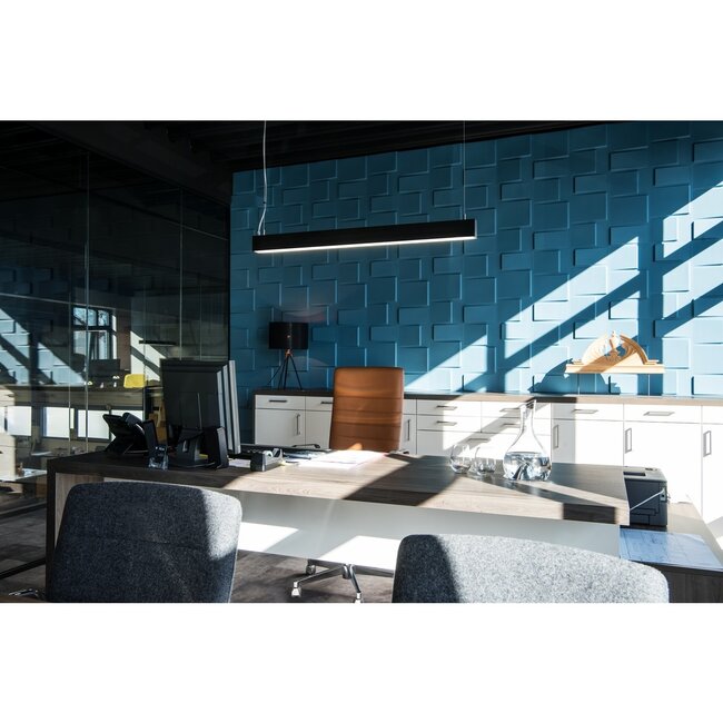 Hanglamp 1m LED Glenos zwart 1001400