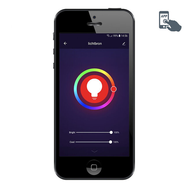 Lampe LED intelligente GU10 à intensité variable 5 W 300 lm 2200-4000 K