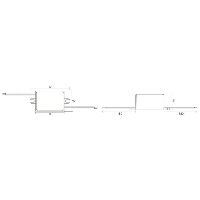 Dimbare LED Driver 700mA 4W IP65