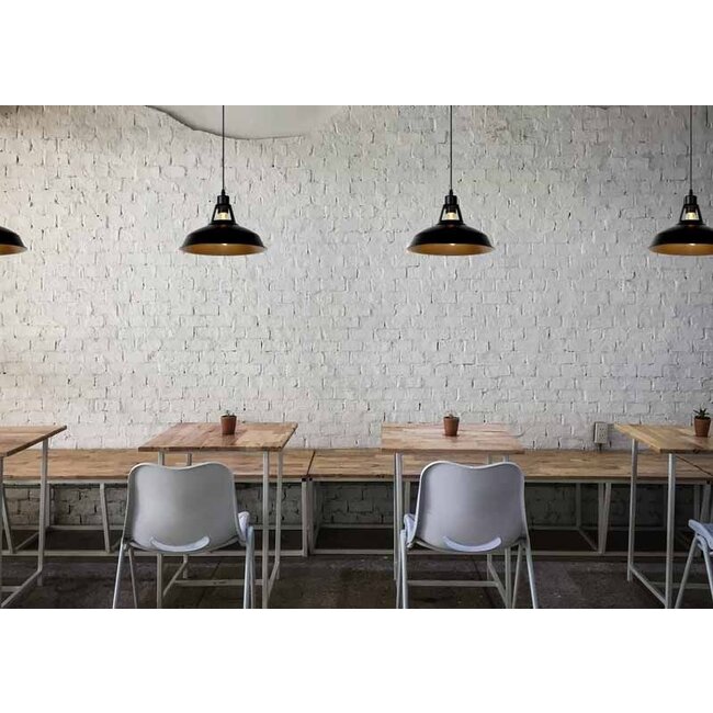 BRASSY-BIS - Hanglamp - Ø 31 cm - E27 - Zwart - 43401/31/30