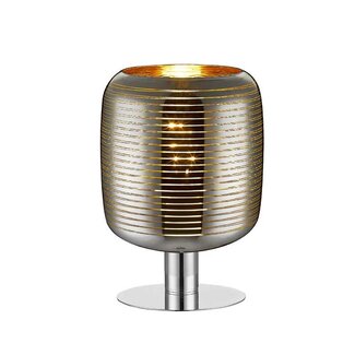 Lucide ERYN - Table lamp - Ø 20 cm - 1xE27 - Chrome - 70583/01/11